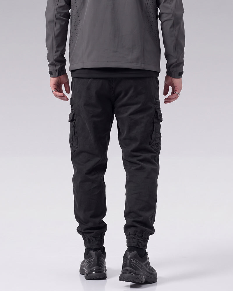 Techwear Paratrooper Cuffed Pants