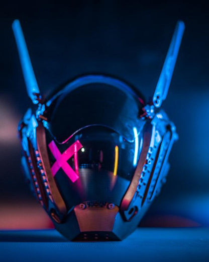 Futuristic Wing Cyberpunk Helmet Mask