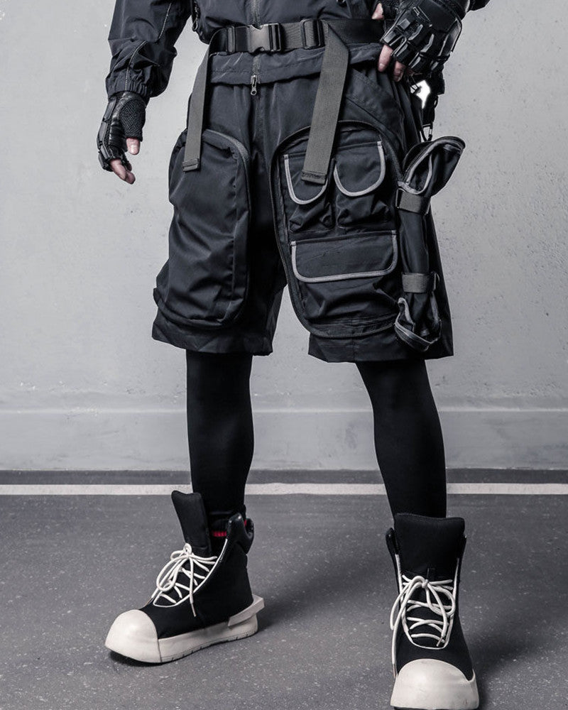 Techwear Multi-Pocket Tactical Cargo Shorts