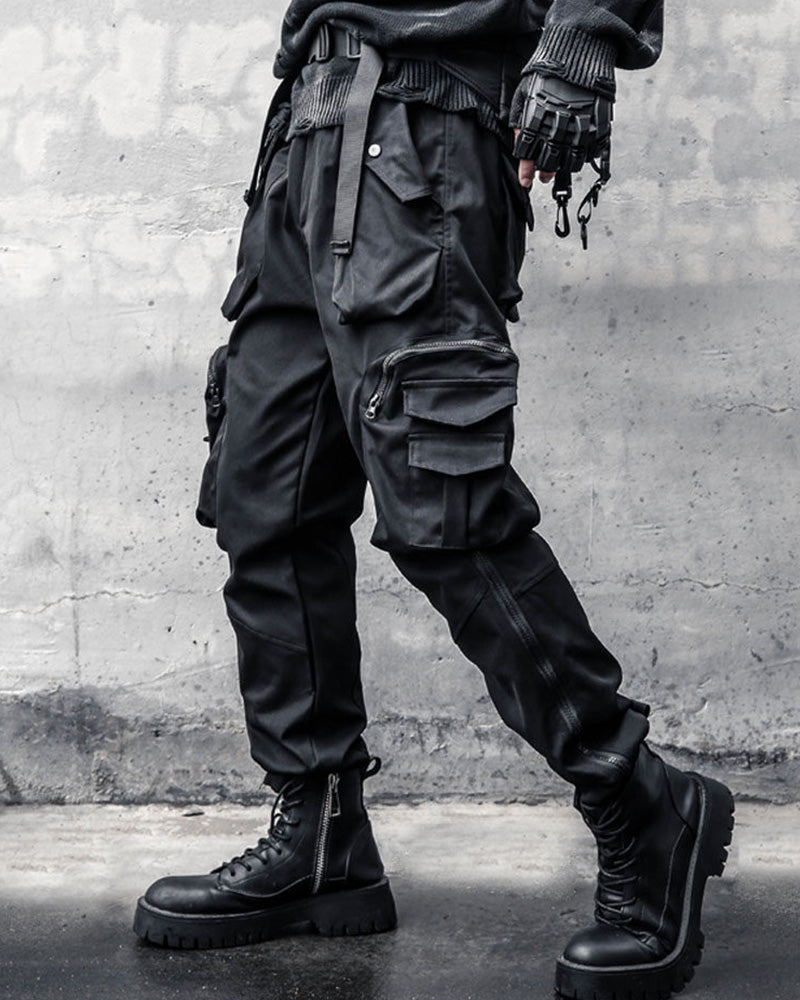 Functional Multi-Pocket Techwear Cargo Pants