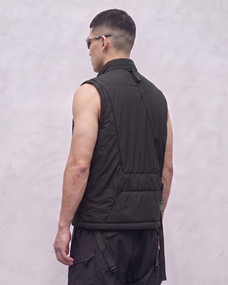 Multi-Pocket Windproof Insulated Techwear Vest