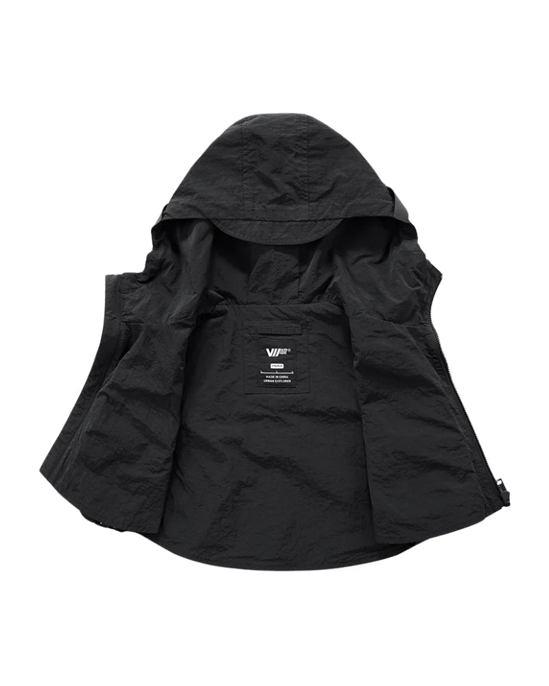 Functional Cropped Cargo Vest