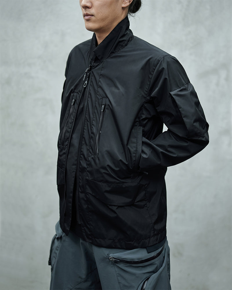 Multi-Pocket Water-Repellent Techwear Jacket