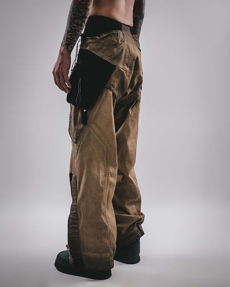 Spliced Wasteland Washed Tech Cargo Pants