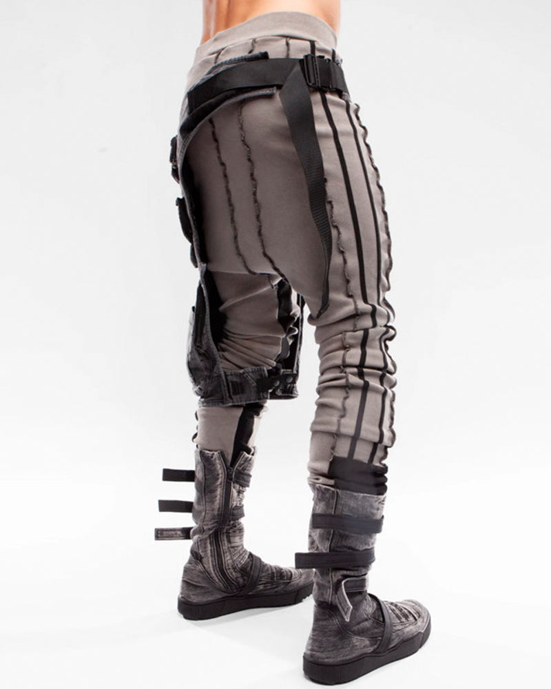 Wasteland Dyed Distressed Slim-Fit Sweatpants