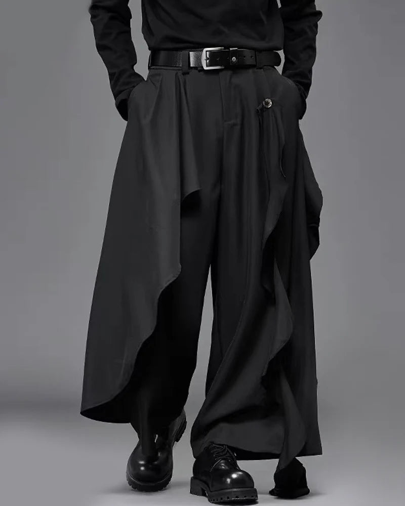 Modern Japanese Wide Leg Vintage Hakama Pants