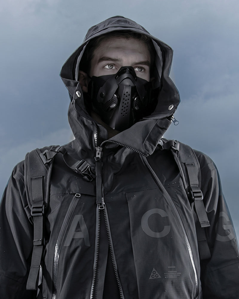 Cyberpunk Futuristic Half Face Mask