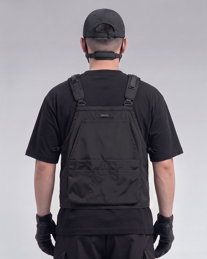 Water-Repellent Suspender Utility Vest
