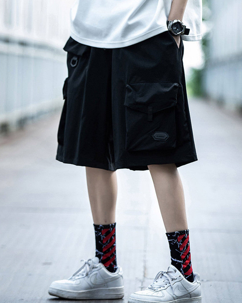 Techwear Multi-Pocket Cargo Shorts