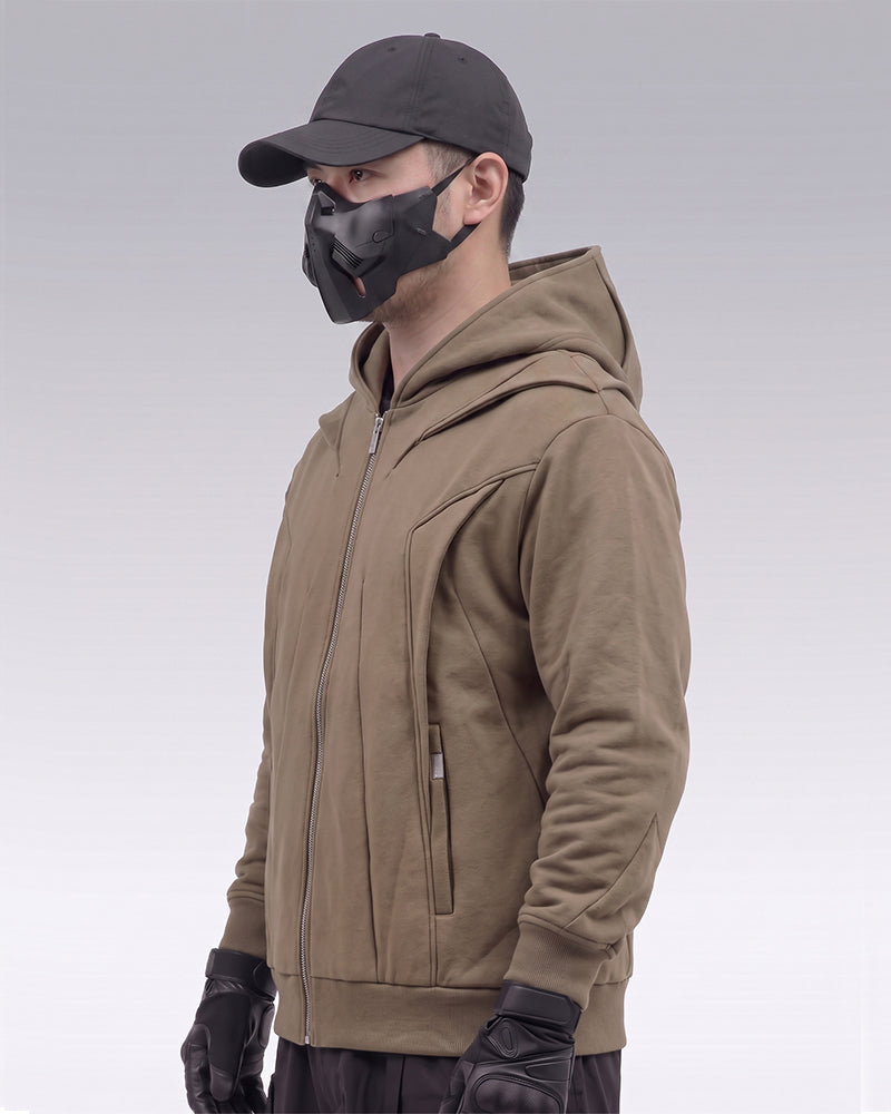 Techwear Multilayer Tactical Zip-up Hoodie
