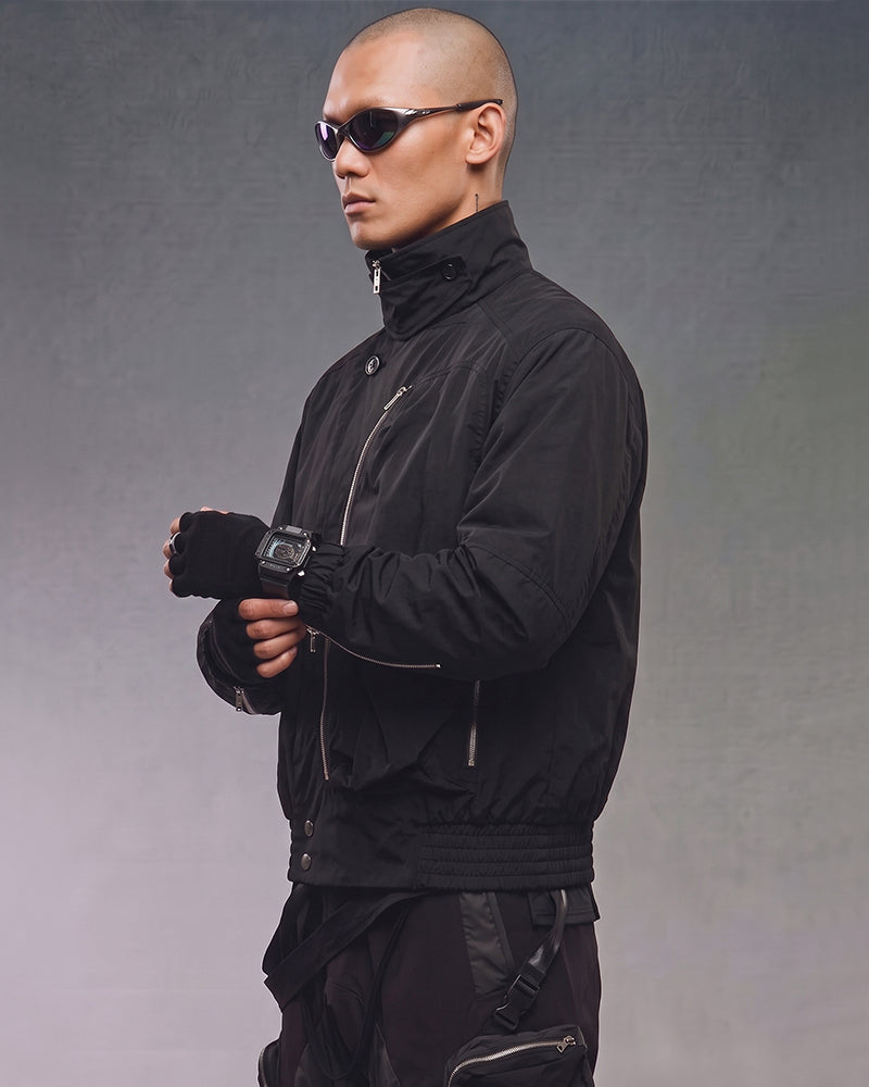 Post-Apocalyptic Asymmetric Arc Zipper Jacket