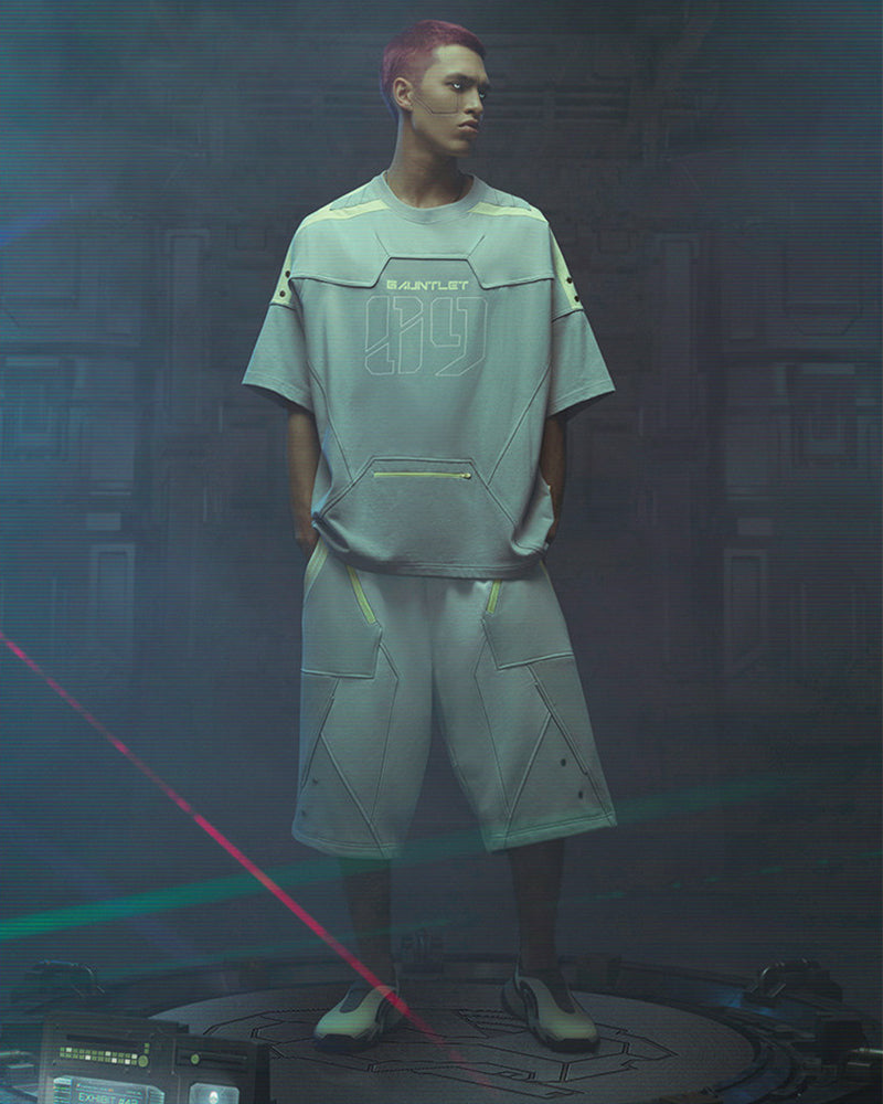 CBP-009-X｜Cyberpunk Techwear Set Top / Bottom