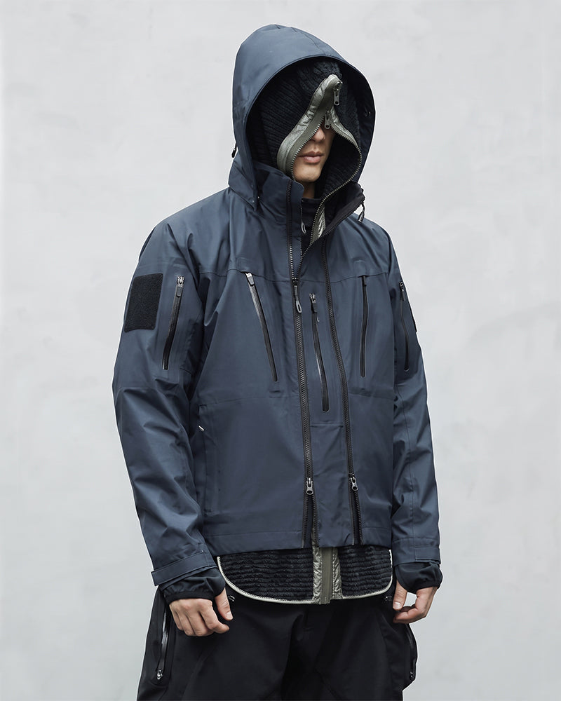 Detachable Placket Windproof Outdoor Jacket