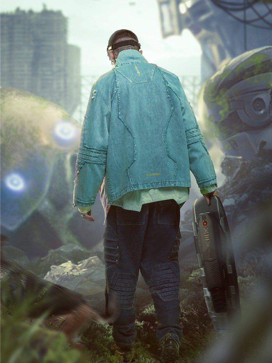CBP-030-X｜Cyberpunk Techwear Set Top / Bottom