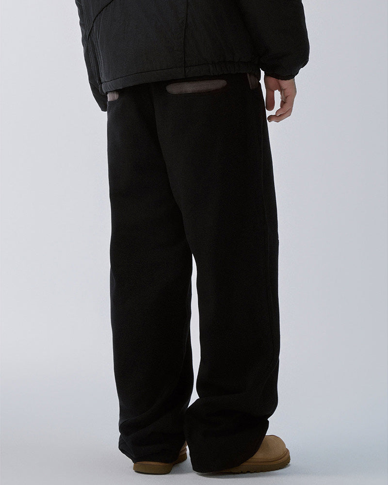 Contrast Panel Utility Cargo Pants