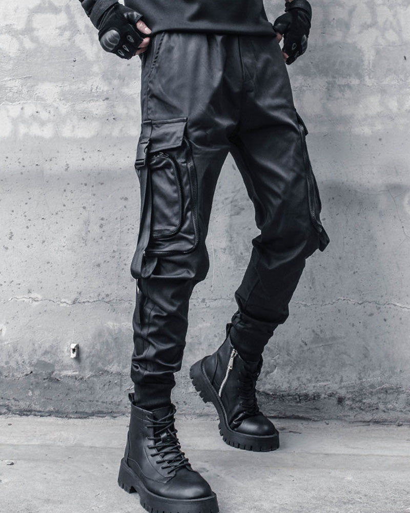 Functional Zip Pockets Techwear Cargo Pants