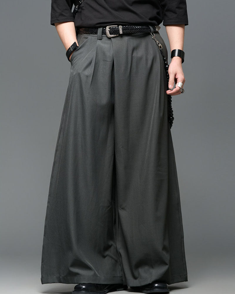 Modern Japanese Wide Leg Hakama Pants
