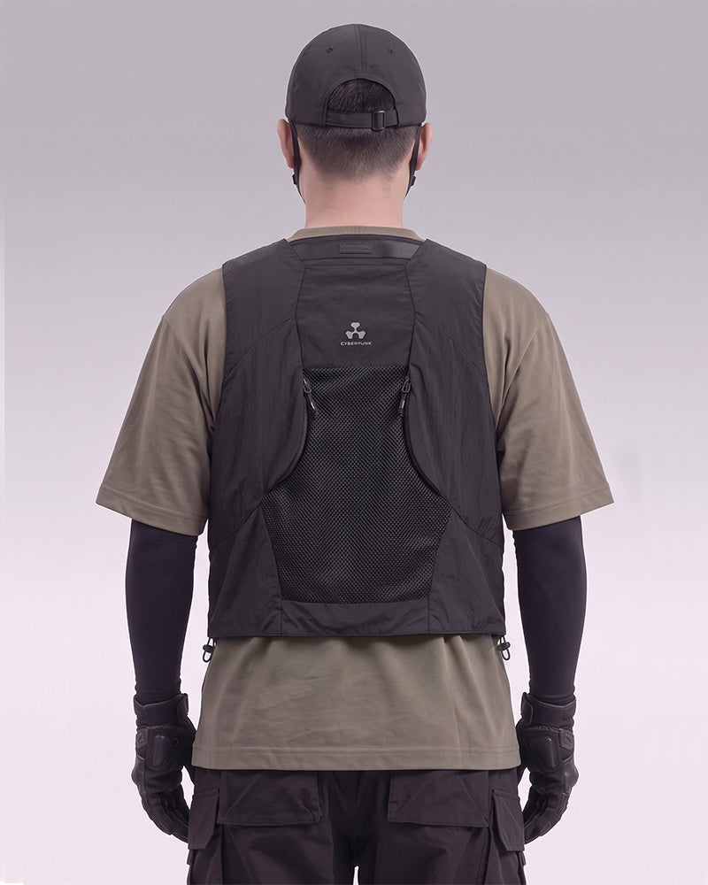 Functional Splicing Sports Cargo Vest