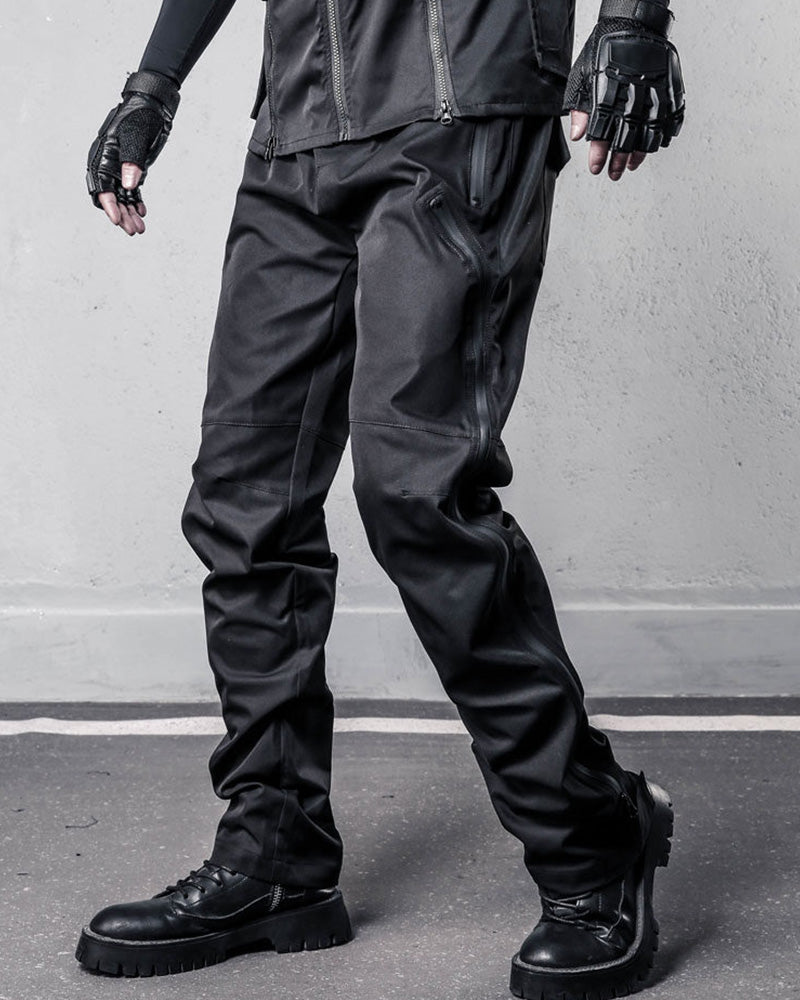Functional Side-Zip Techwear Cargo Pants