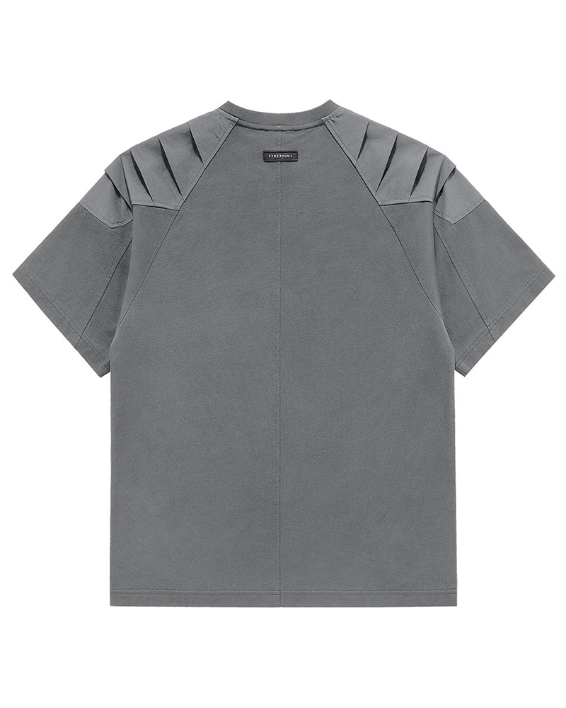 Functional Mech Patchwork Techwear T-Shirt