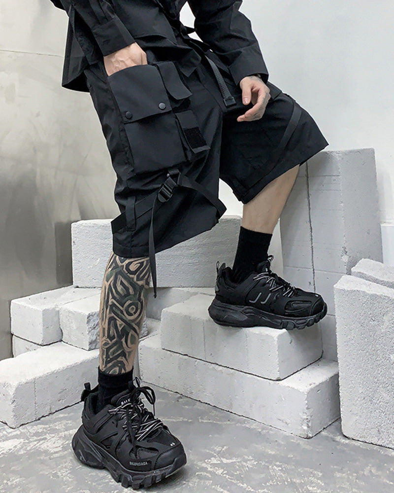 Techwear Pocket Tactical Cargo Shorts
