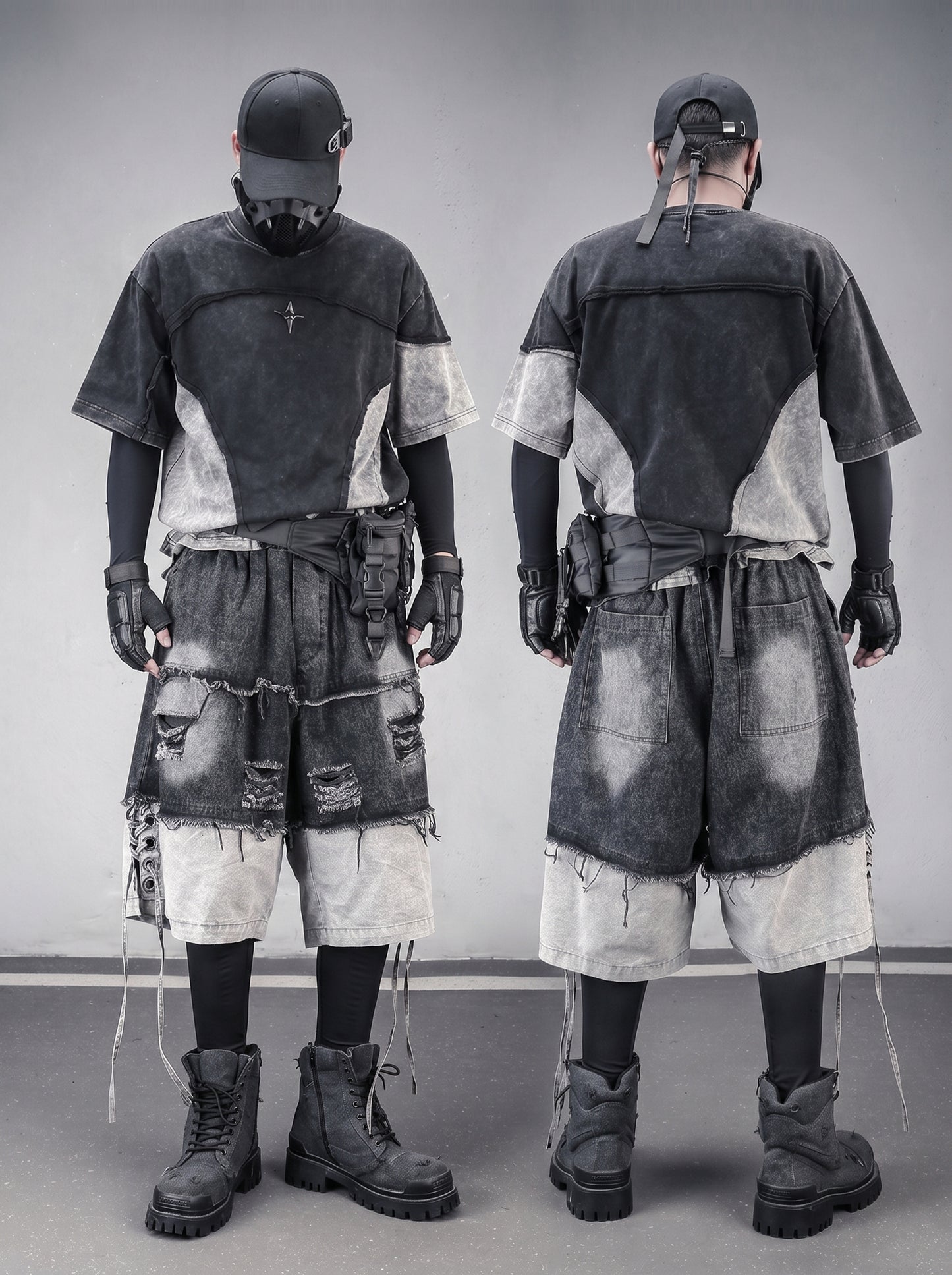 Ninja Outfit Set Top / Bottom