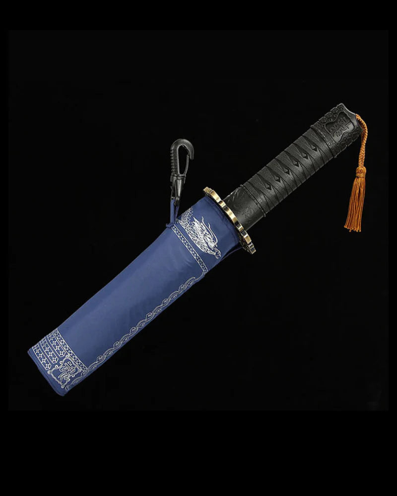 Cyberpunk Techwear Mini Katana Umbrella