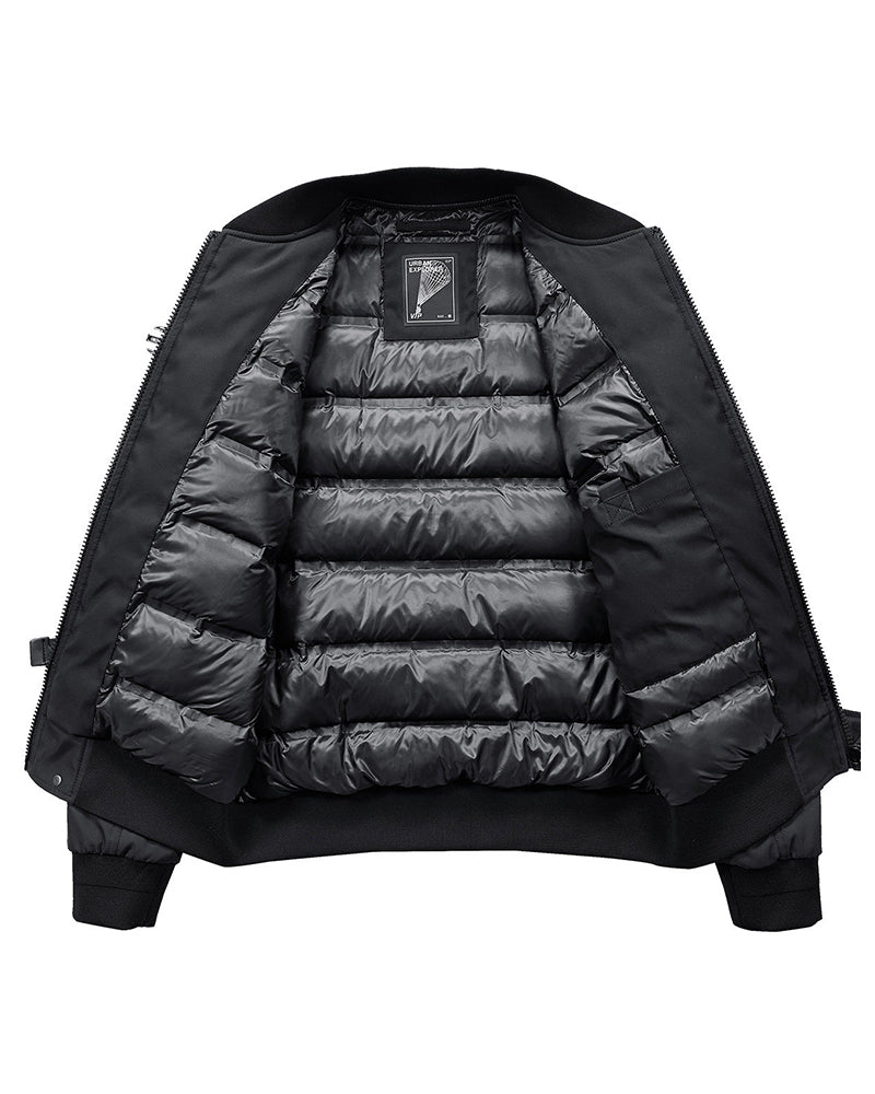 Futuristic Backpack Functional Bomber Jacket