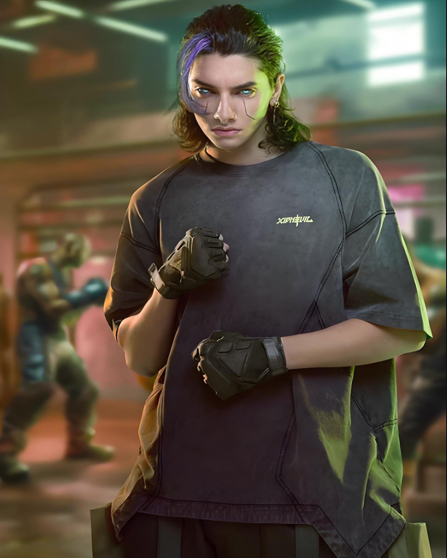 CBP-038-X｜Cyberpunk Techwear Set Top / Bottom