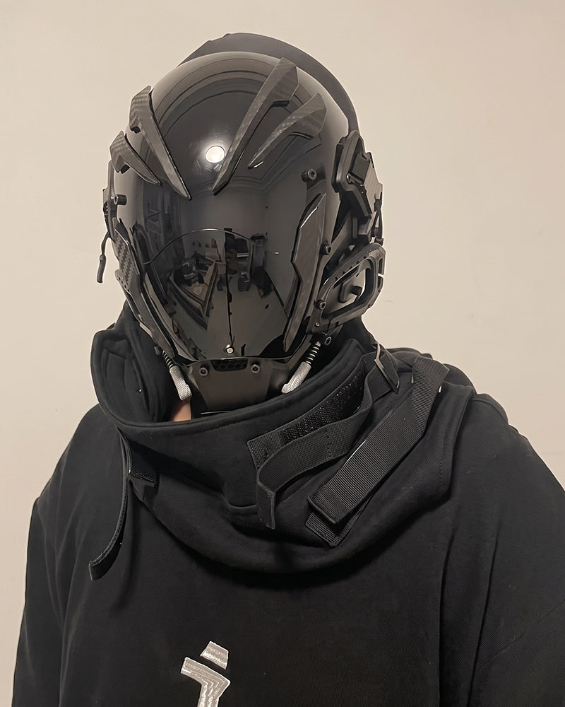 Party Music Festival Cyberpunk Helmet Mask