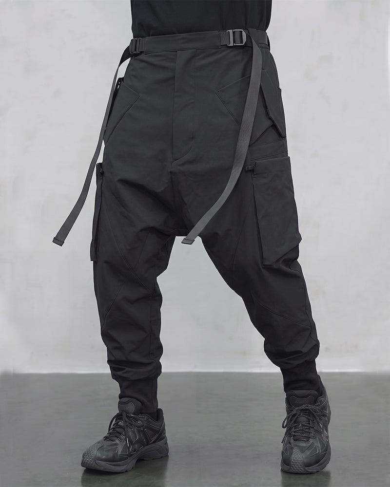 Water-Repellent Techwear Samurai Pants