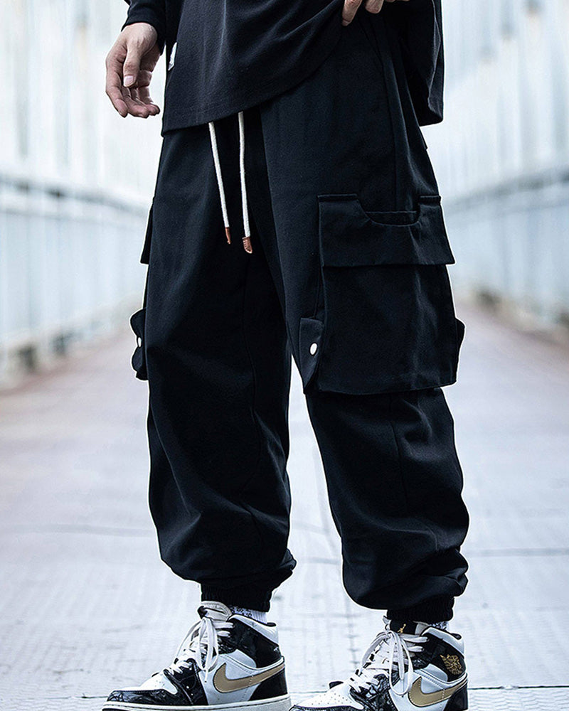 Streetwear Loose Large-Pocket Cargo Pants