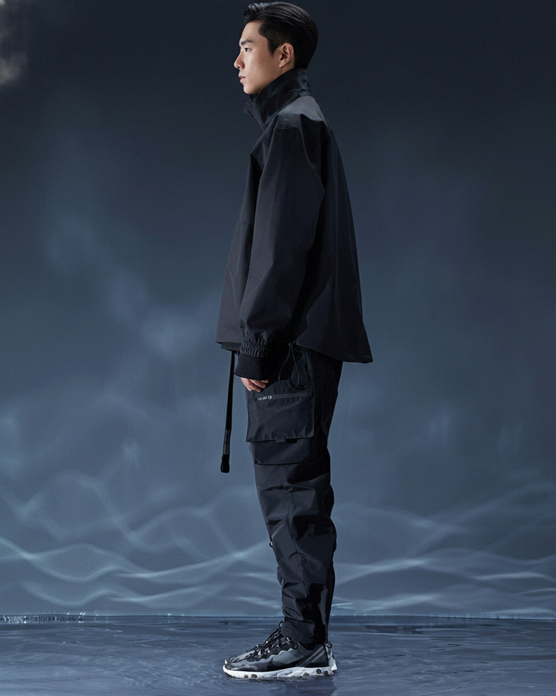 Dual-Mode Hard-Shell Urban Techwear Jogger Pants
