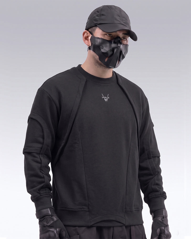 Cyberpunk Tech Pullover Sweatshirt