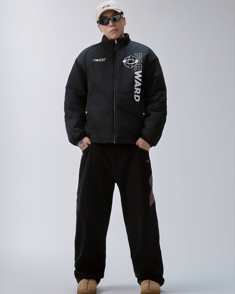 Contrast Panel Utility Cargo Pants