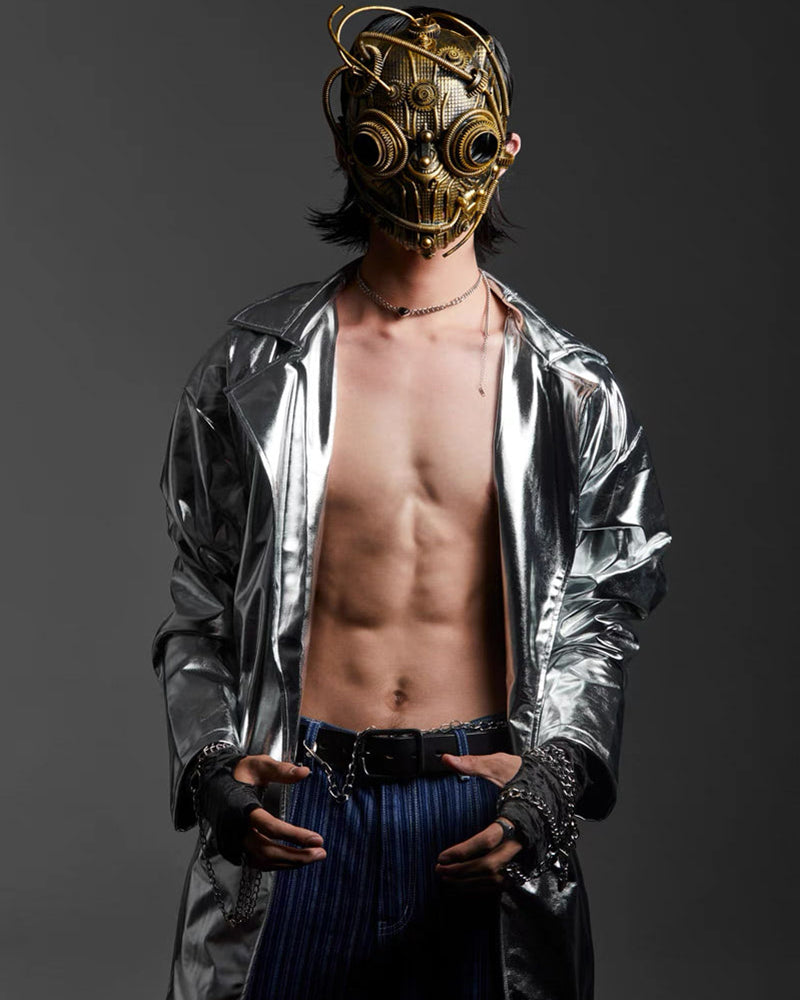 Futuristic Steampunk Gear Mask