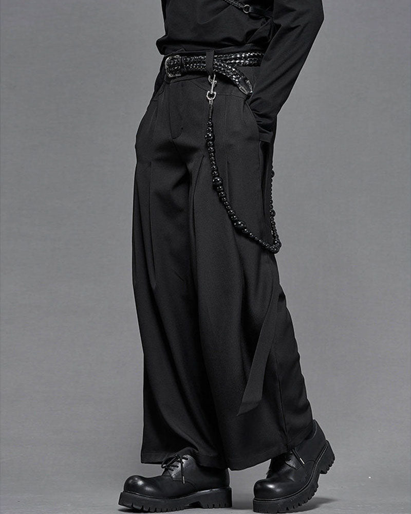 Modern Japanese Wide Leg Hakama Pants