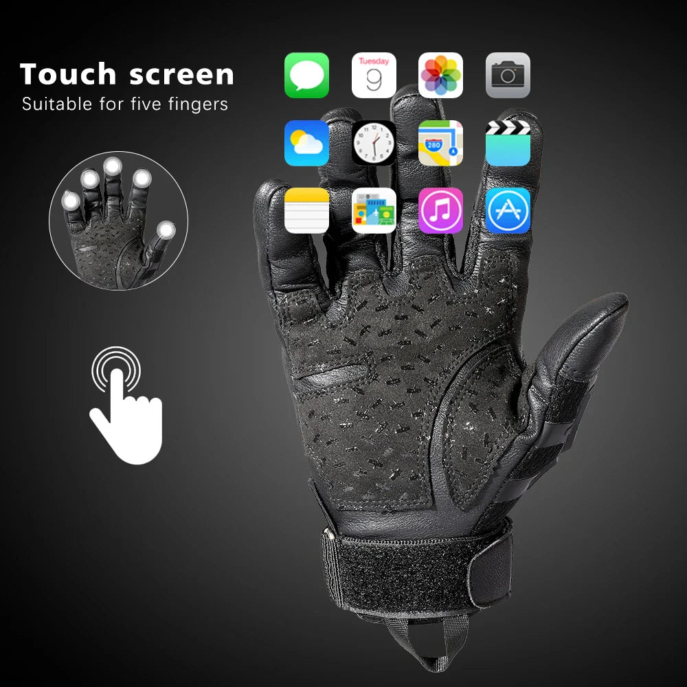 Cyberpunk Tactical Full Finger Protective Gloves