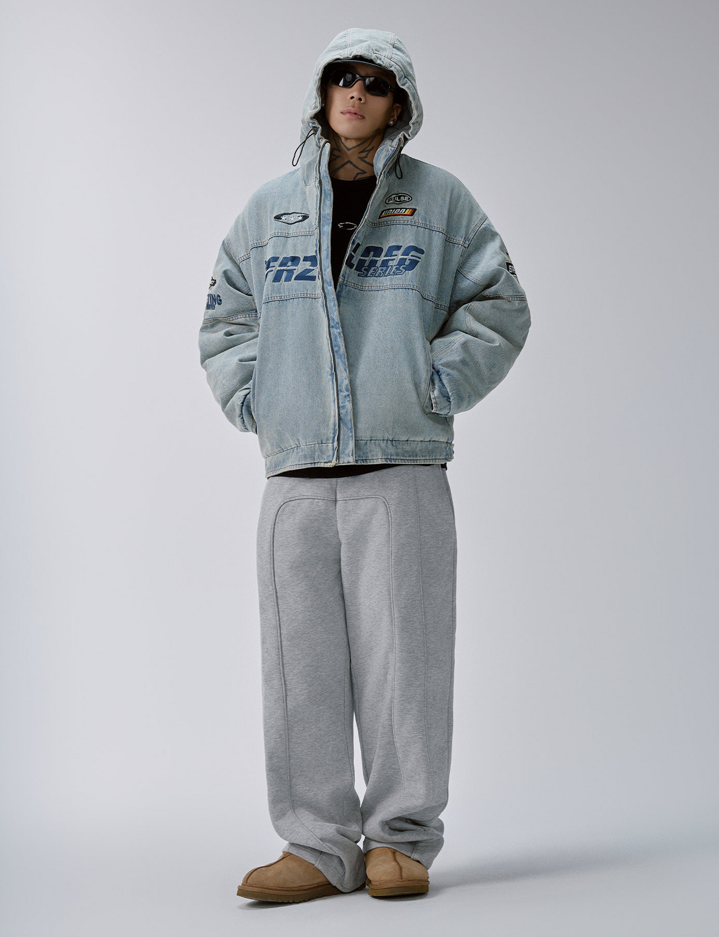 Stitch Seam Oversized Sweatpants