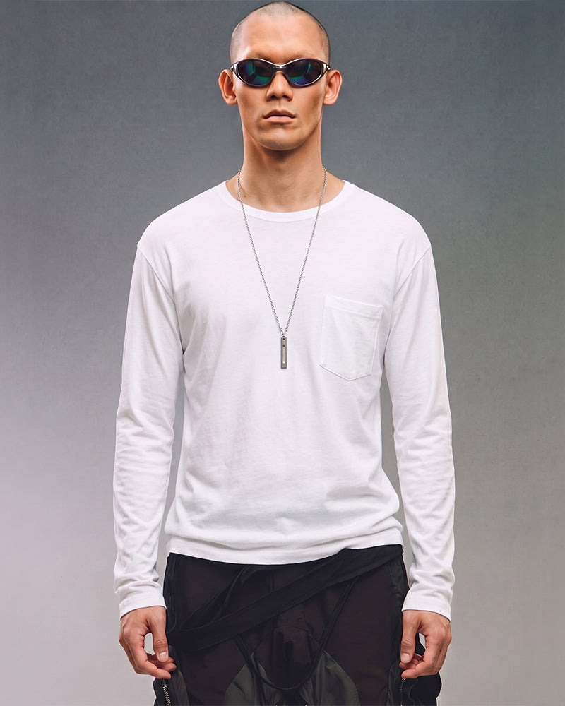 Wasteland Pocket Layering Long Sleeve T-Shirt
