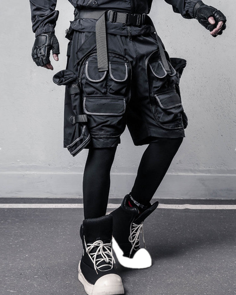 Techwear Multi-Pocket Tactical Cargo Shorts