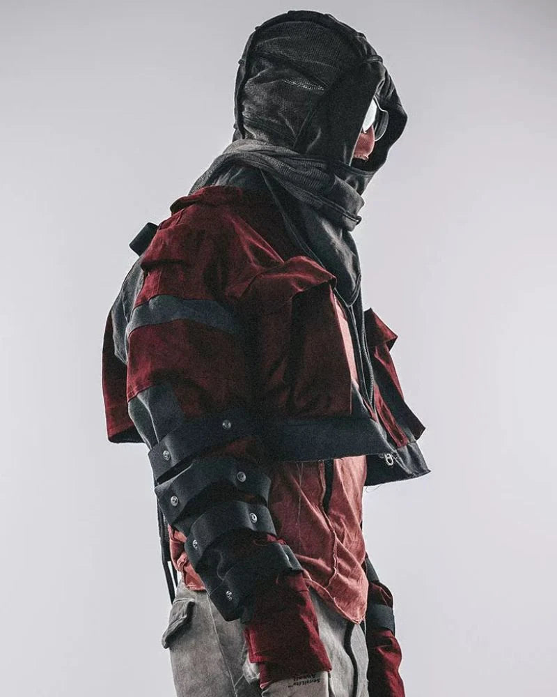 Post-Apocalyptic Wear Angora Red Boxing Jacket