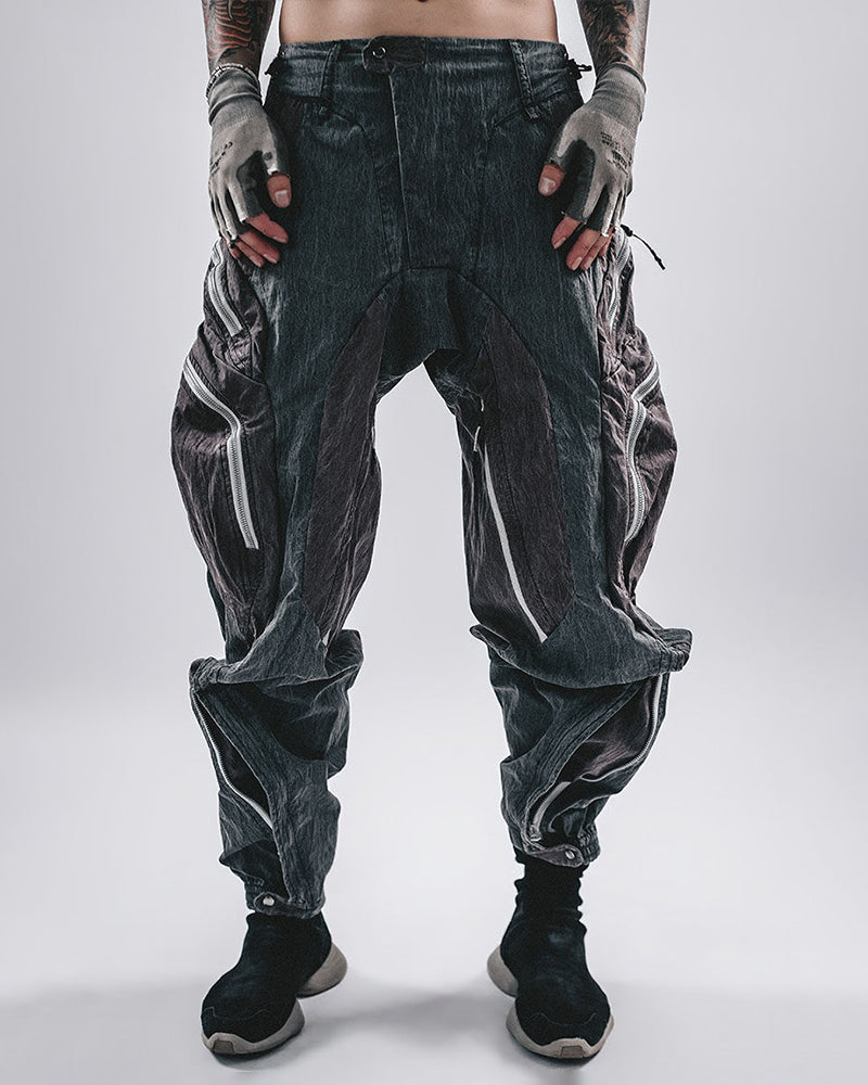 Wasteland Two-Tone Parachute Cargo Pants