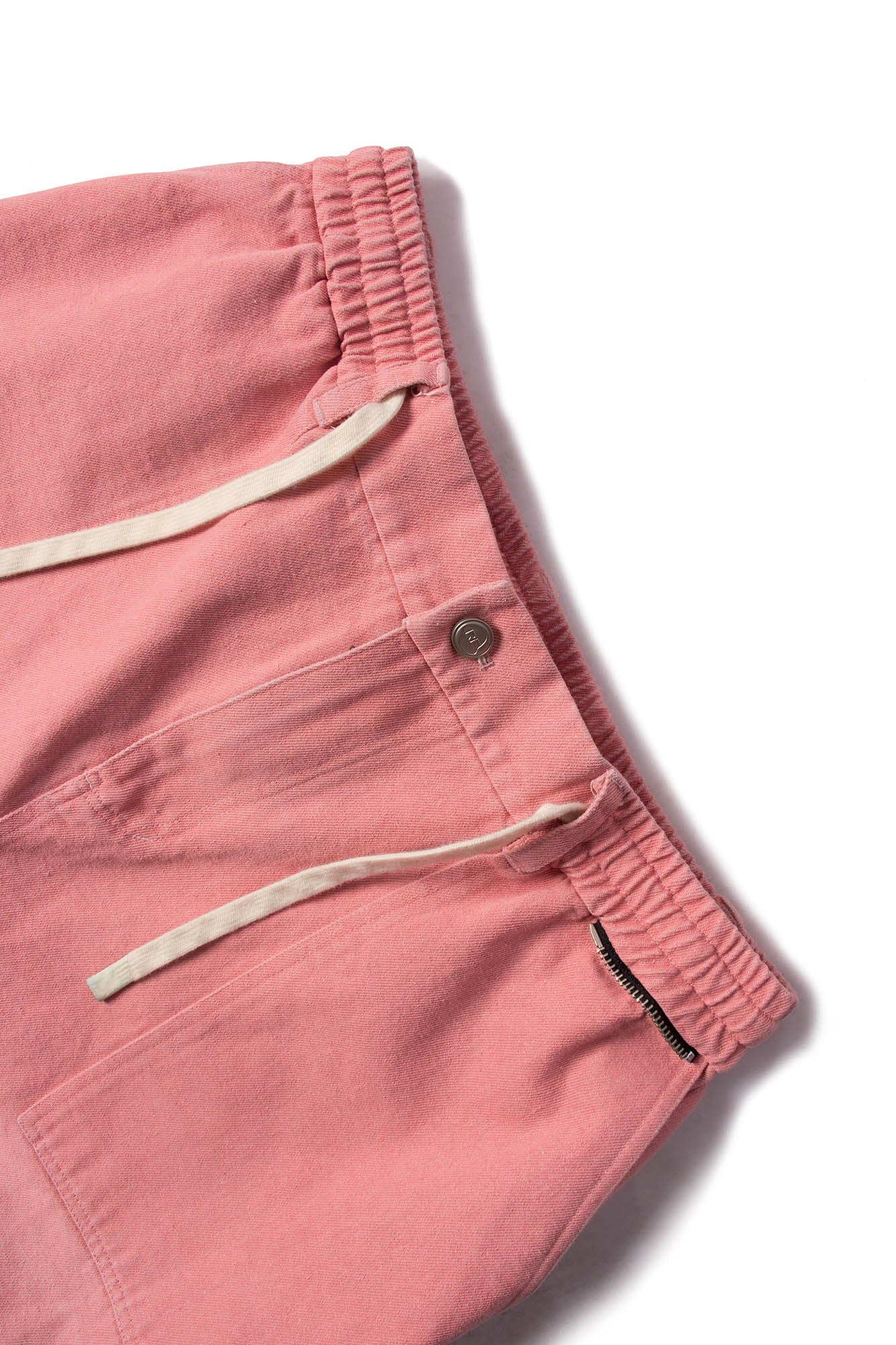 Washed Strap Drawstring Cargo Shorts