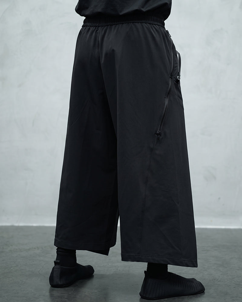 Curved Zip Water Repellent Techwear Pants