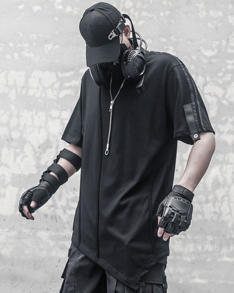 Techwear Functional Geometric Irregular T-Shirt
