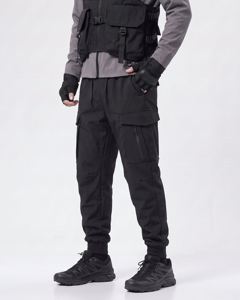 Techwear Drawstring Cuff Casual Pants
