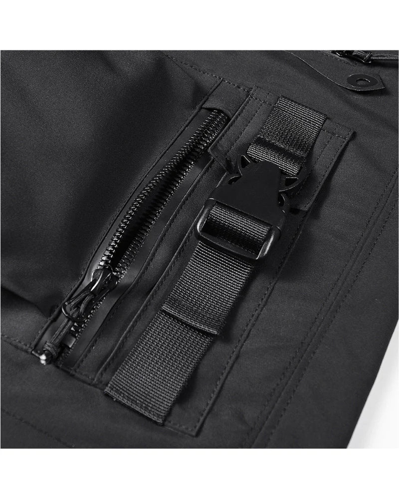 Functional Multi-Pocket Zip Cargo Shorts