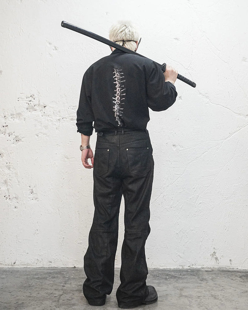 Spine LOGO Embroidered Shirt