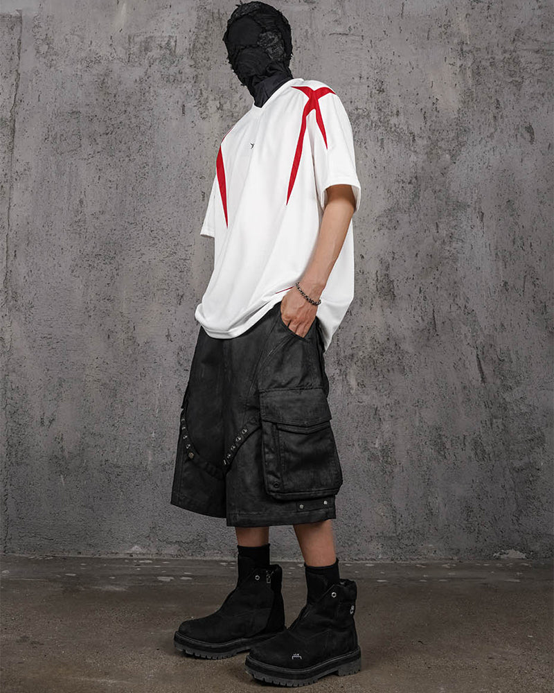 Bandaged Waxed Shorts
